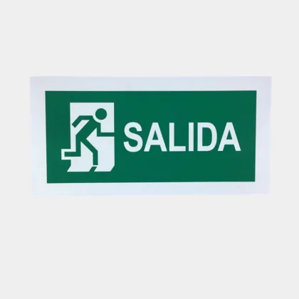 cartel salida